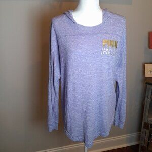 EUC VS PINK Purple Lightweight Hooded Open Back